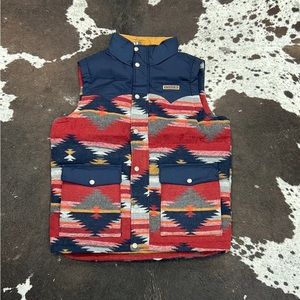 Cinch Aztec Men’s Quilted Vest size Medium